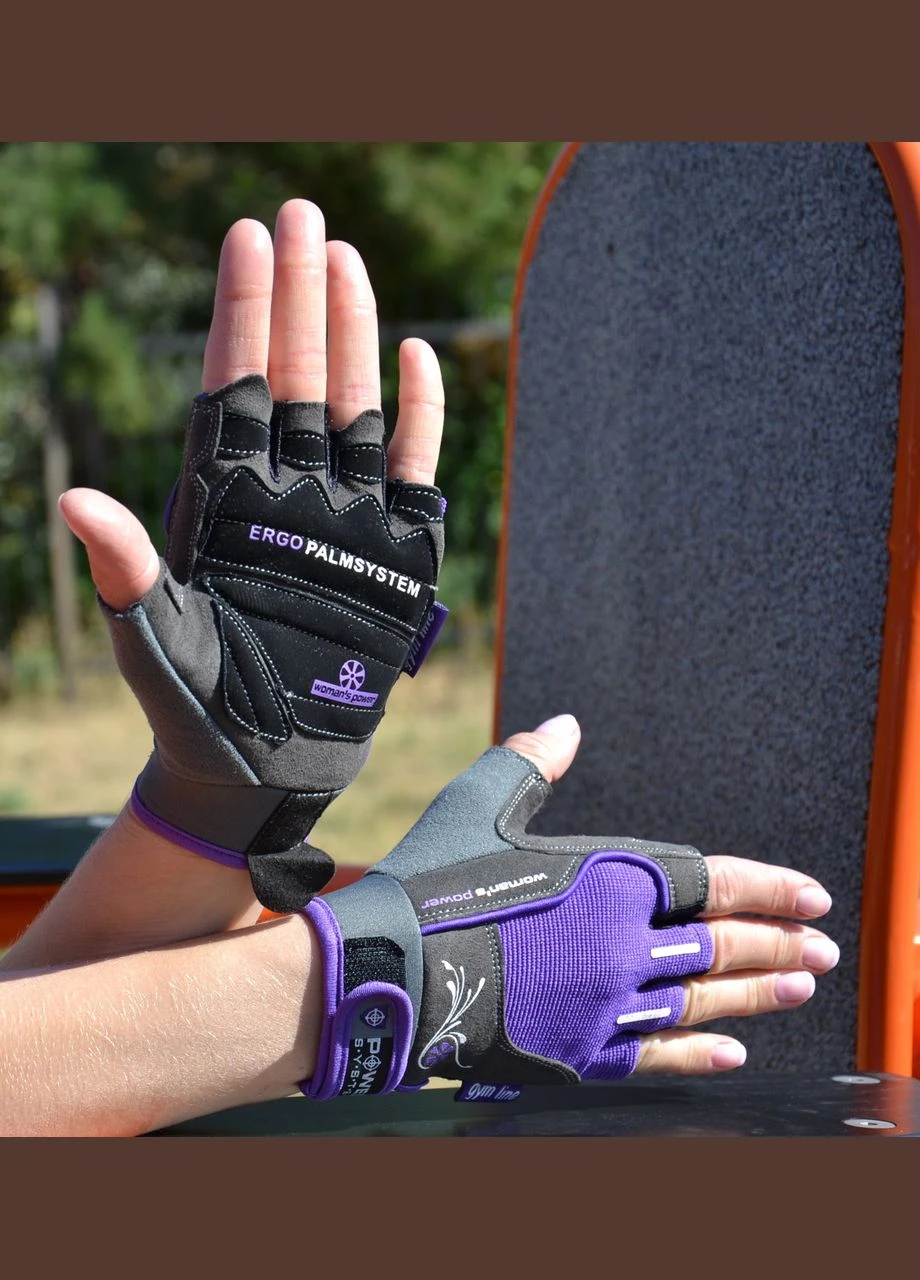 Рукавички для фітнесу PS-2570 Woman’s Power жіночі Purple Power System (345710900)