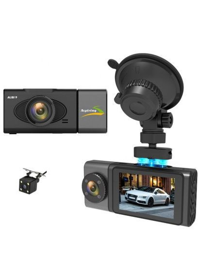 Відеореєстратор ( ) Aspiring Alibi 9 GPS, 3 Cameras, Speedcam (369879536)
