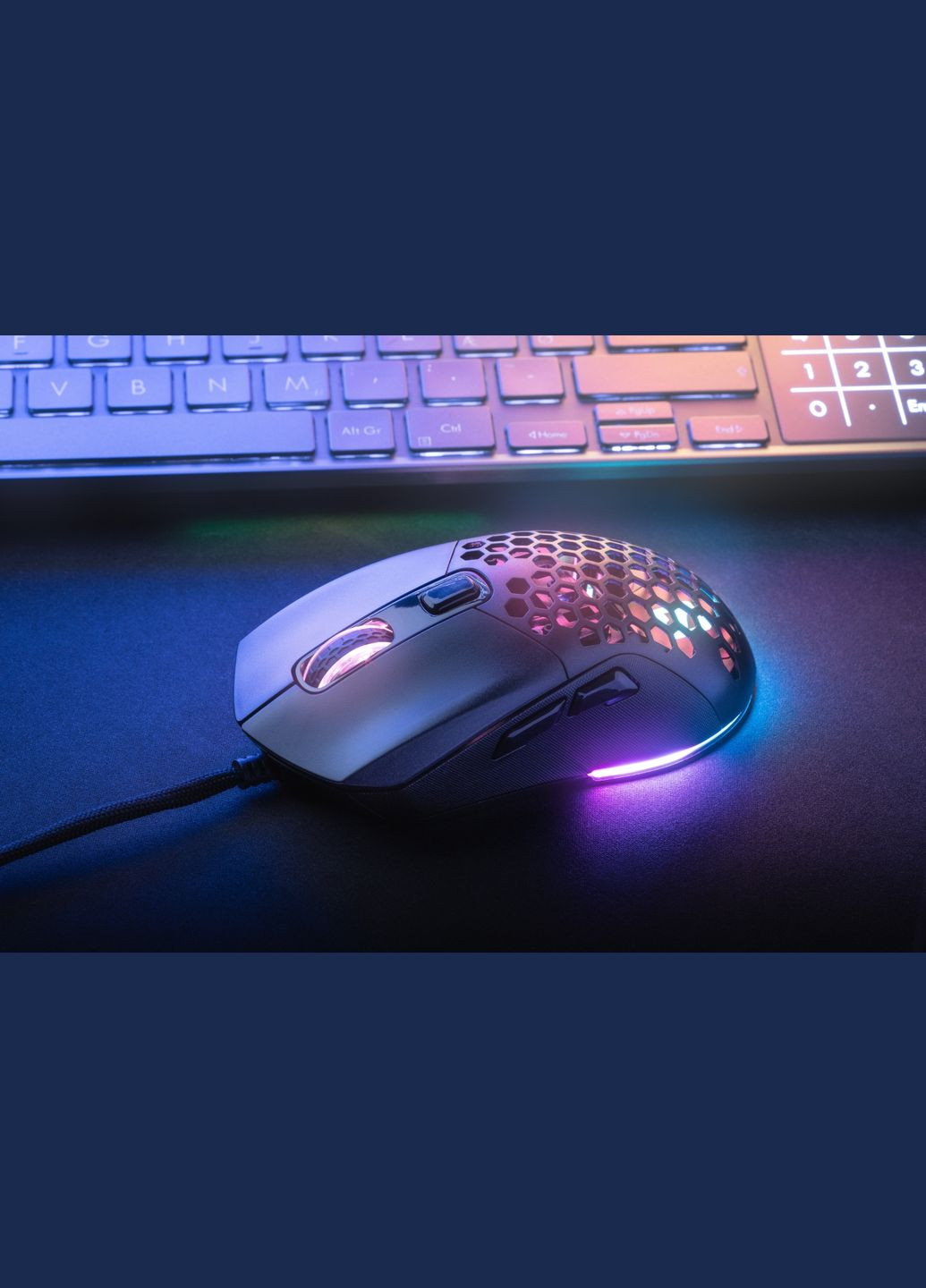 Мышка FlexCover 6D Gamer Mouse RGB, игровая, 12800 dpi., 6кн. Sandberg (347174074)