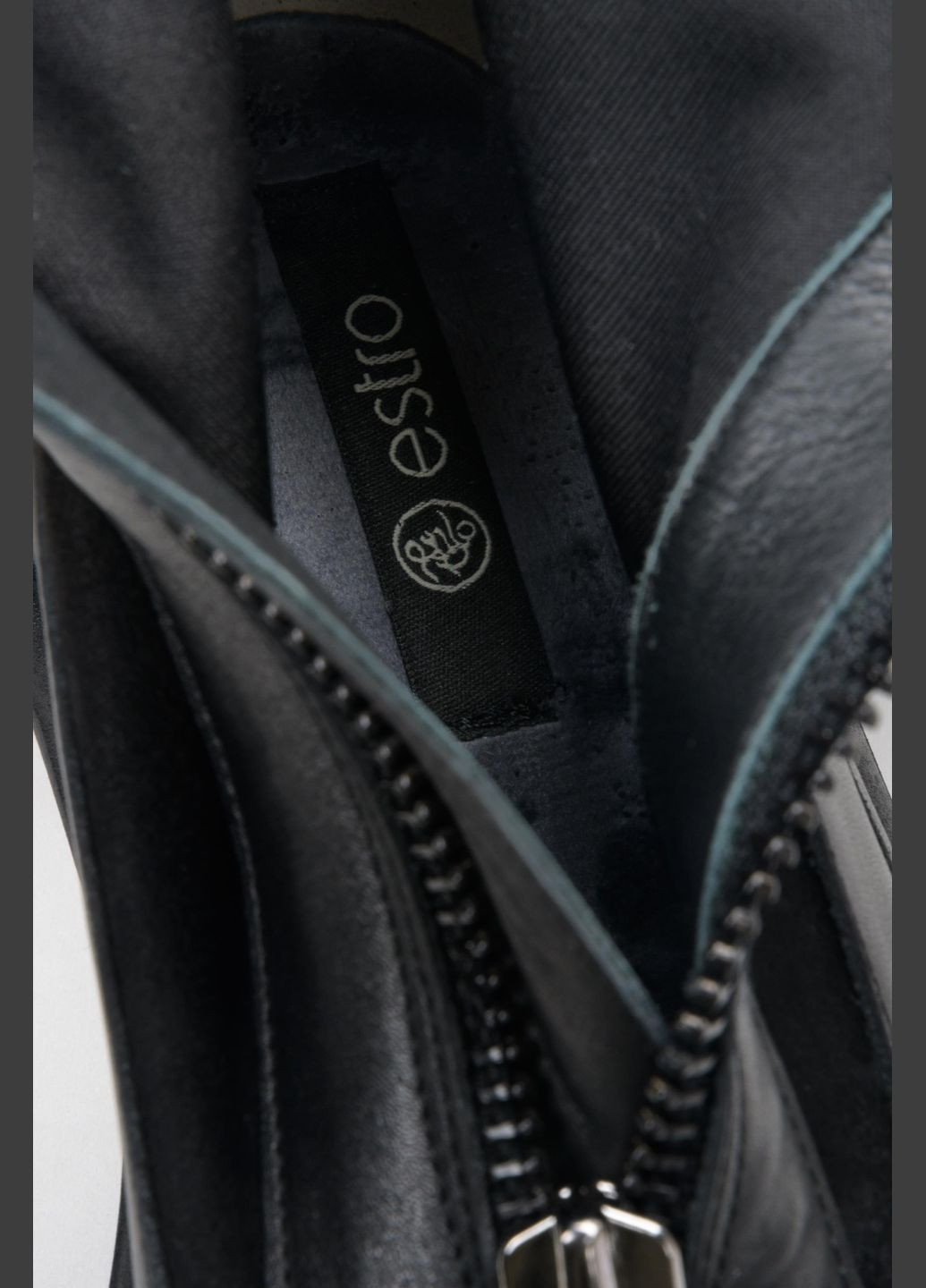 Ботфорти, колір чорний Estro (327797839)