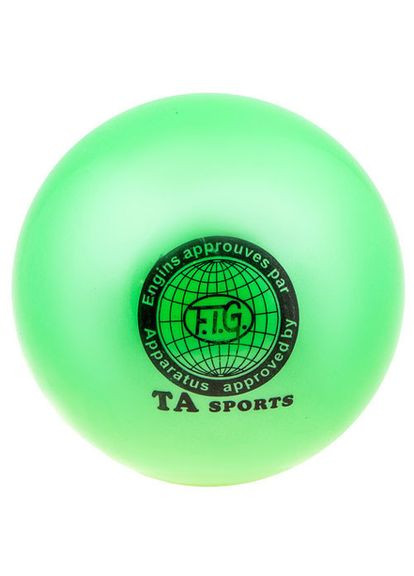 М'яч гімнастичний TA SPORT, 280 грам, 16 см, салатовий World Sport (362444815)