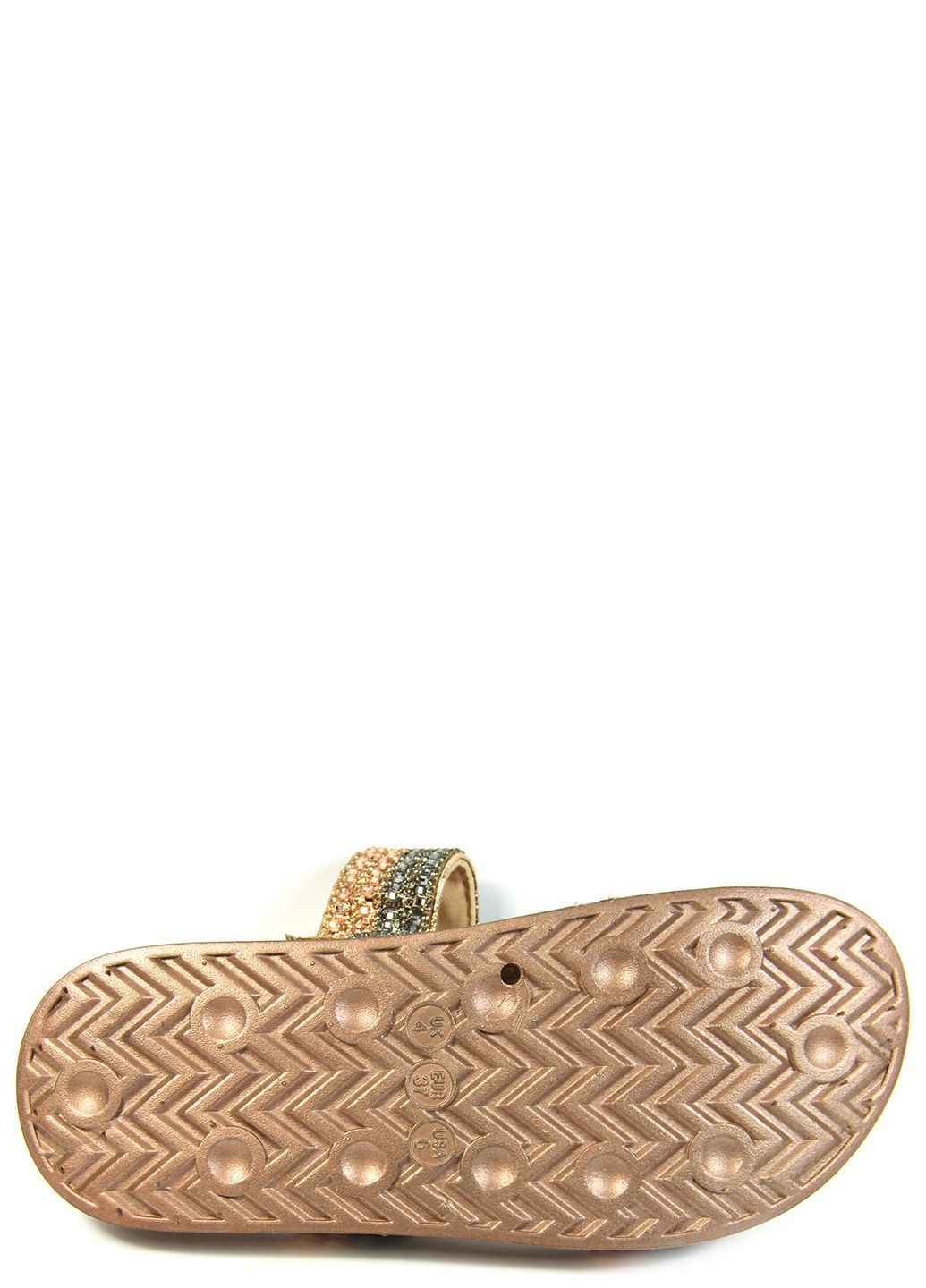 Цветные женские шлепанцы Young Spirit с камнями