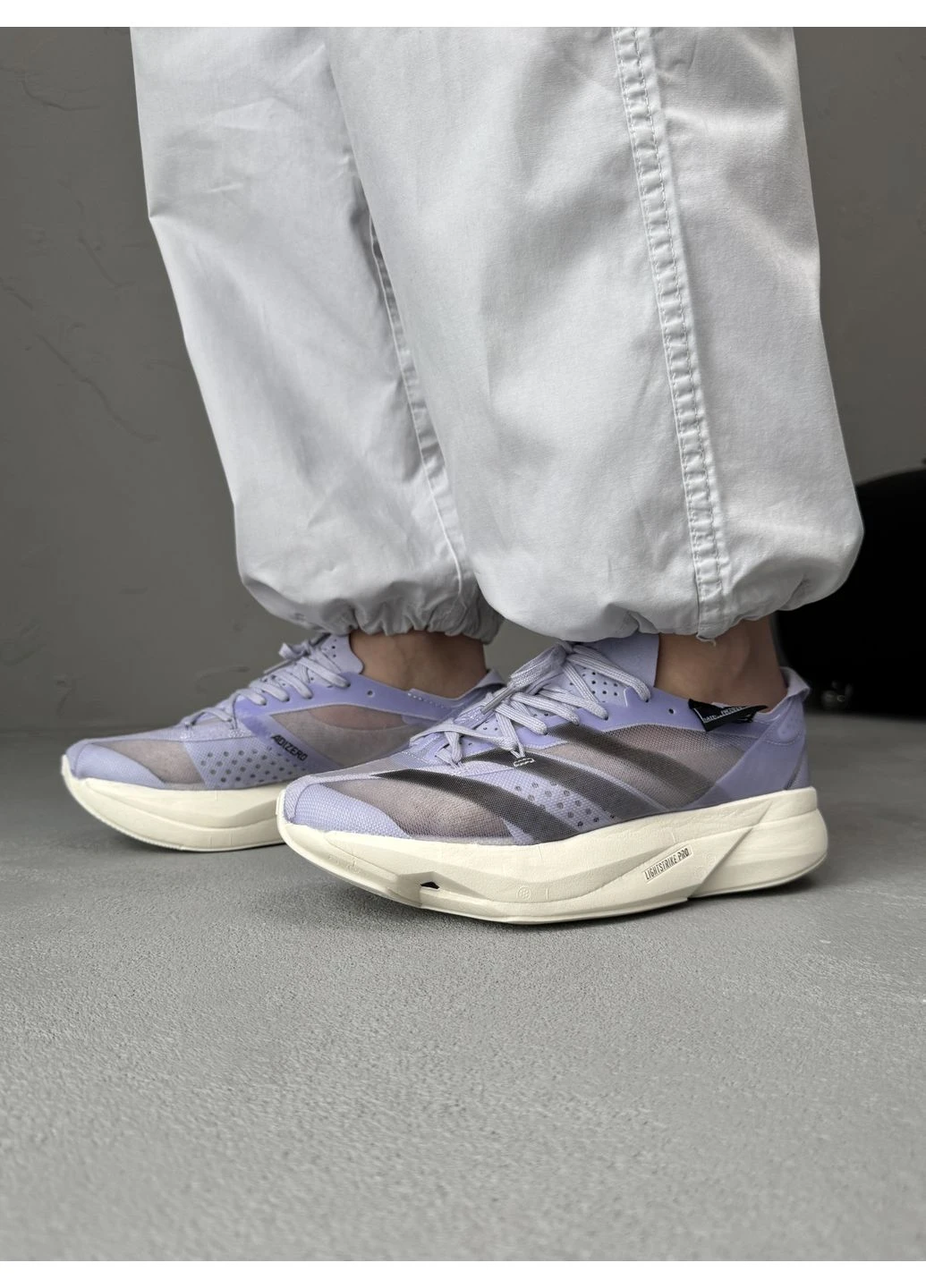 Фіолетові літні кросівки adidas adizero adios pro 3.0 violet адідас адізеро фіолетові No Brand