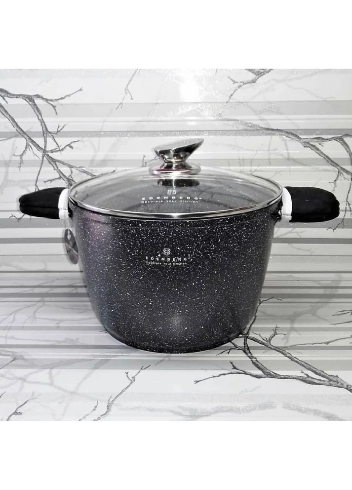Кастрюля котел с мраморным покрытием 10 л 28 см. EB-1172 Edenberg (362946397)