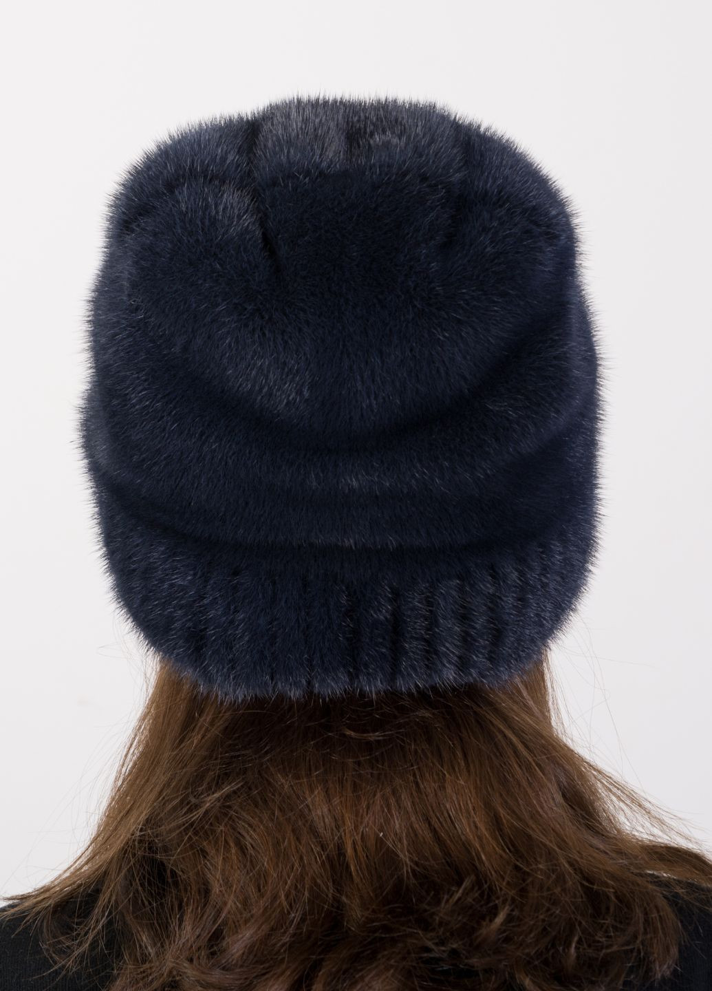 Жіноча зимова хутряна шапка з хутра норки Меховой Стиль Рукавичка (298050987)