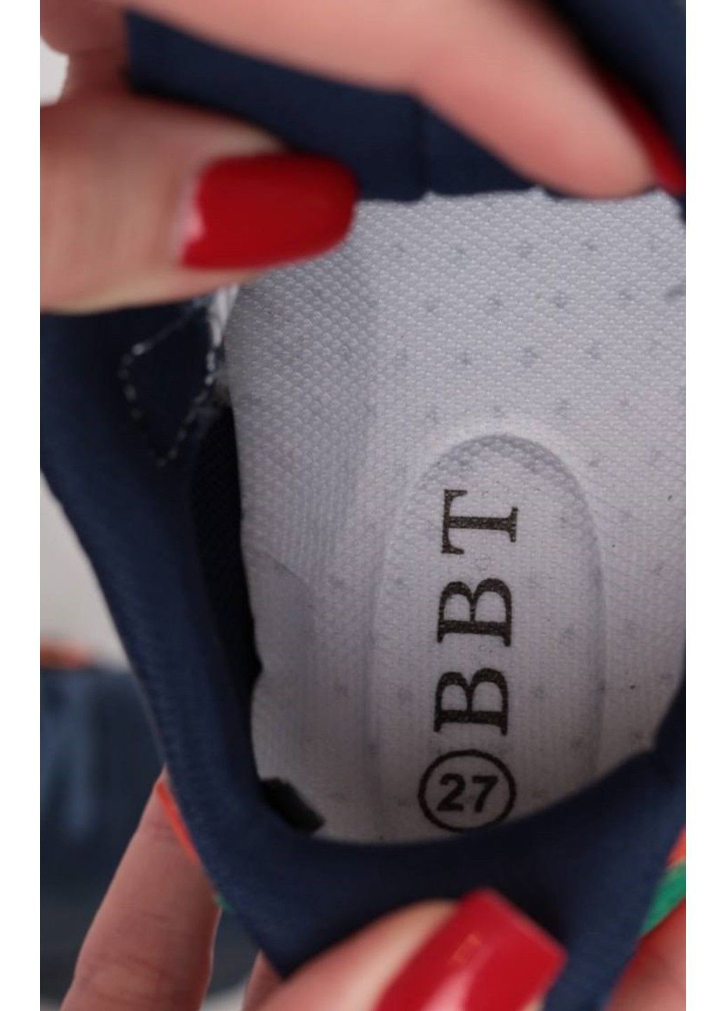 Синие демисезонные кроссовки детские синие BBT