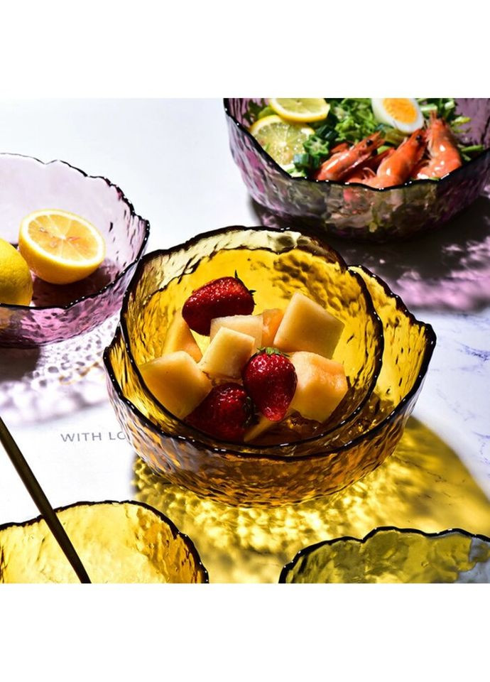 Салатник Маковка O8030-171 16,5х6,5 см янтарный Olens (317708906)