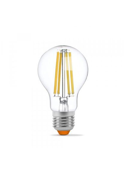 Лампа Filament A60F 10 Вт E27 4100 K Прозора (25791) Videx (284106909)