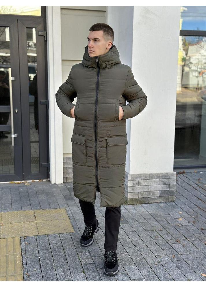 Оливковая (хаки) комфортная куртка💣 Luna