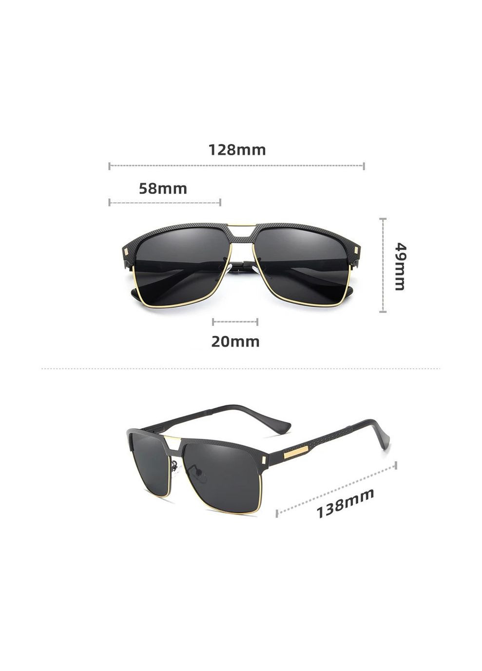 Чоловічі поляризаційні сонцезахисні окуляри 7206 Red Gray KINGSEVEN (308204278)