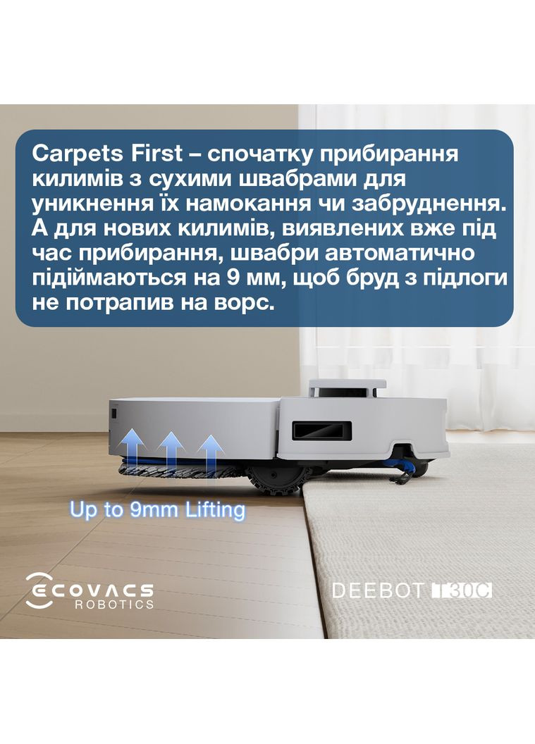 Робот-пилосос Deebot T30C White (DLX71) Ecovacs (364860691)