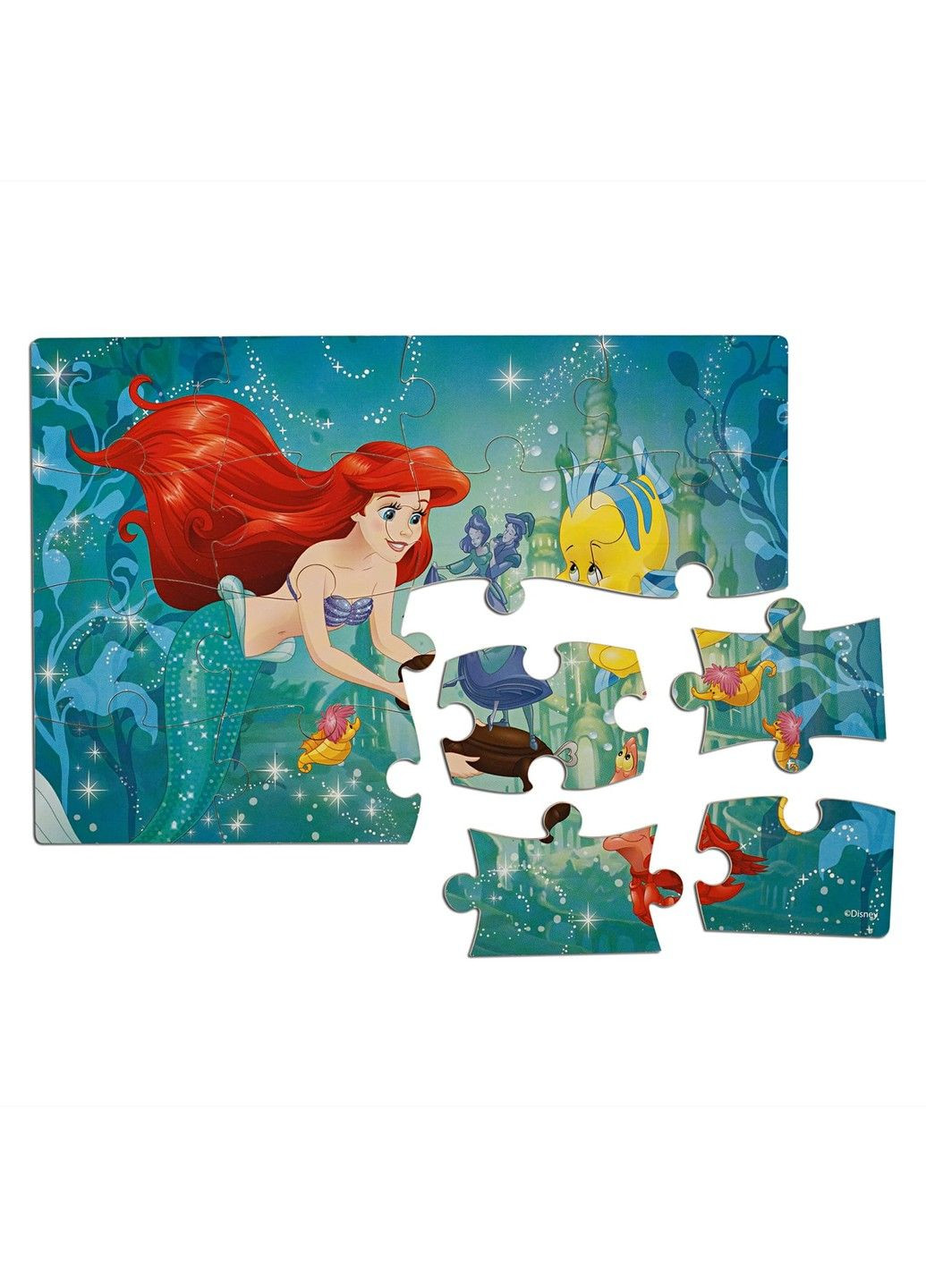 Пазл дерев'яний 4в1 «Принцеси» (23*15см) Spin Master (331297576)