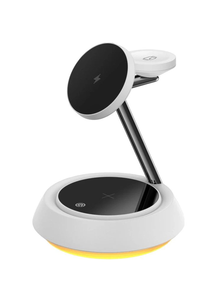 Беспроводное зарядное устройство 3 in 1 15W White (Wi-W002) [94237] WIWU (400981611)