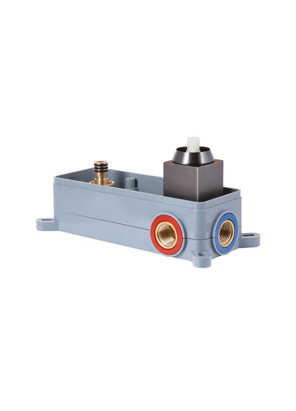 Смеситель для раковины Gemini скрытого монтажа QTGEM273GMB45695 Gunmetal Black PVD Qtap (322069718)