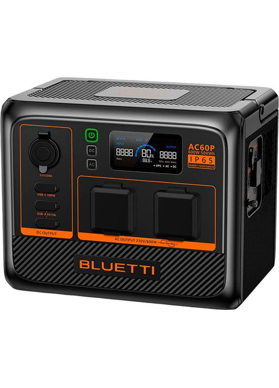 Зарядна станція AC60P 504Wh 600W Bluetti (306581740)