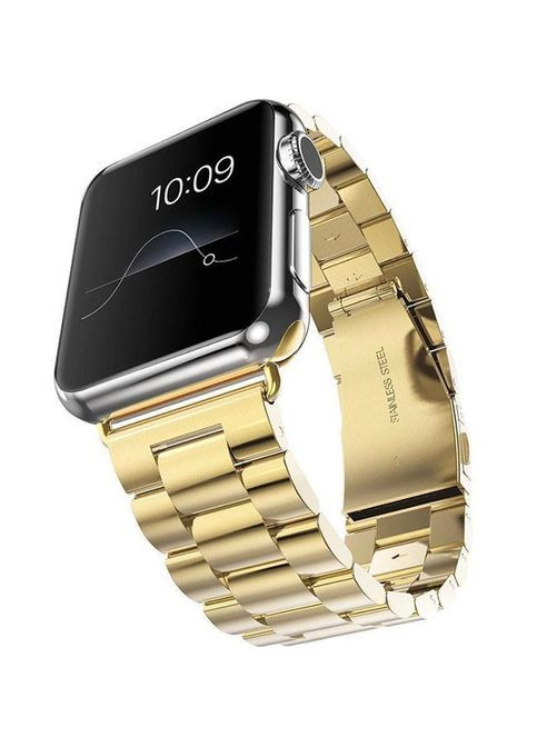Металлический ремешок Steel для часов Apple Watch 38mm / 40mm / 41mm Gold Primo (272615654)