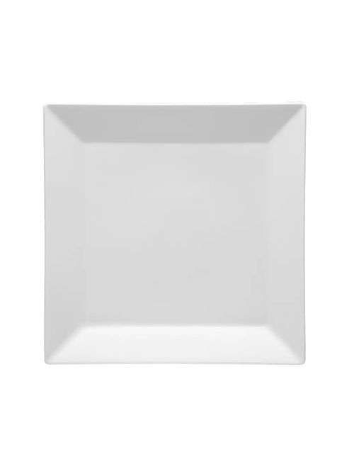 Тарелка мелкая квадратная фарфоровая квадратная белая Classic 27х27 см. L2536 Блюдо фарфоровое для подачи Lubiana (305073702)
