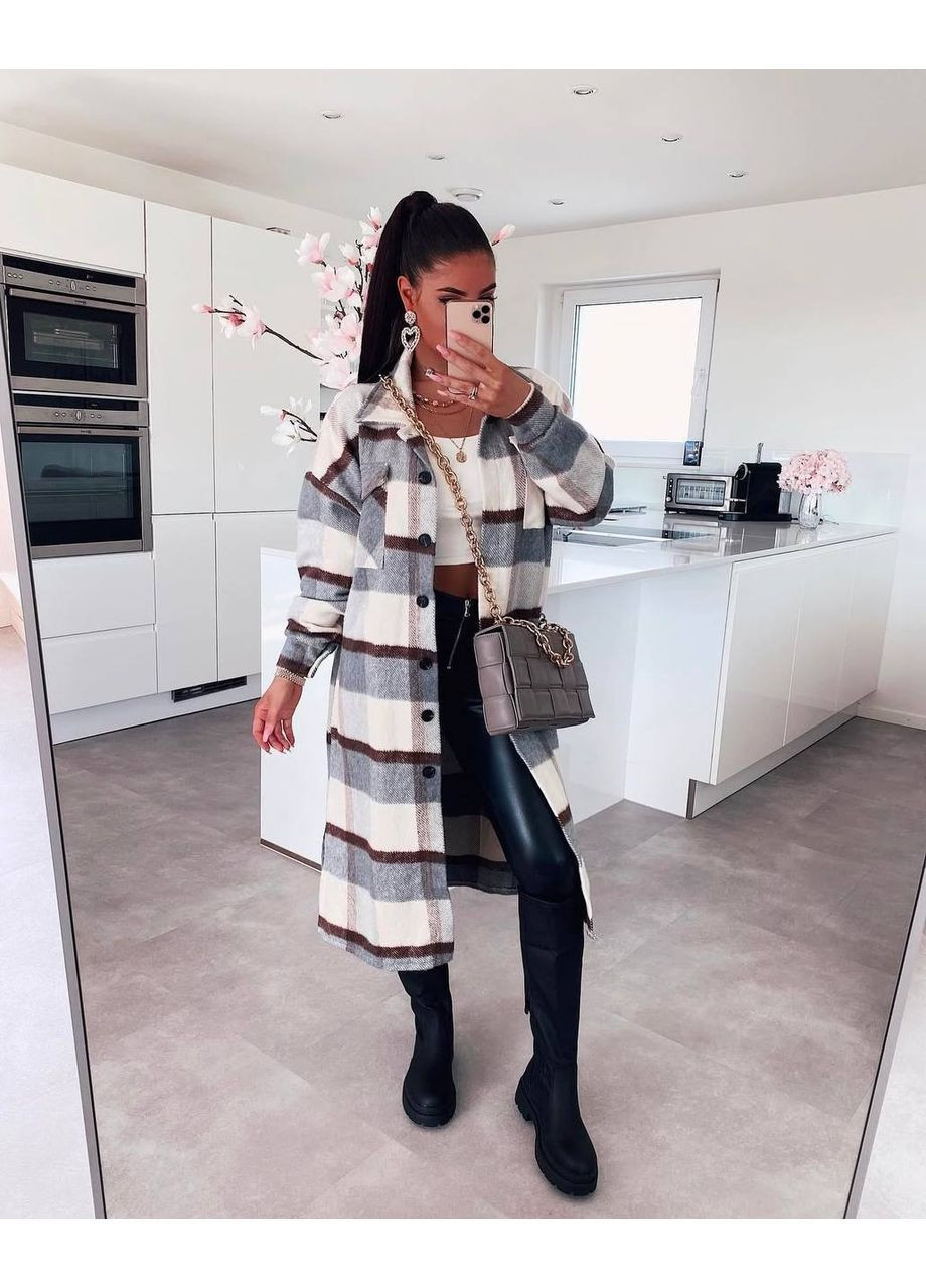 Сорочка у клітинку із байкаподовжена,,Туреччина Україна (362067100)