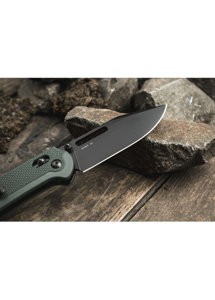 Нiж складаний G768PT-GB синьо-зелений, чорний клинок Ganzo (353505061)