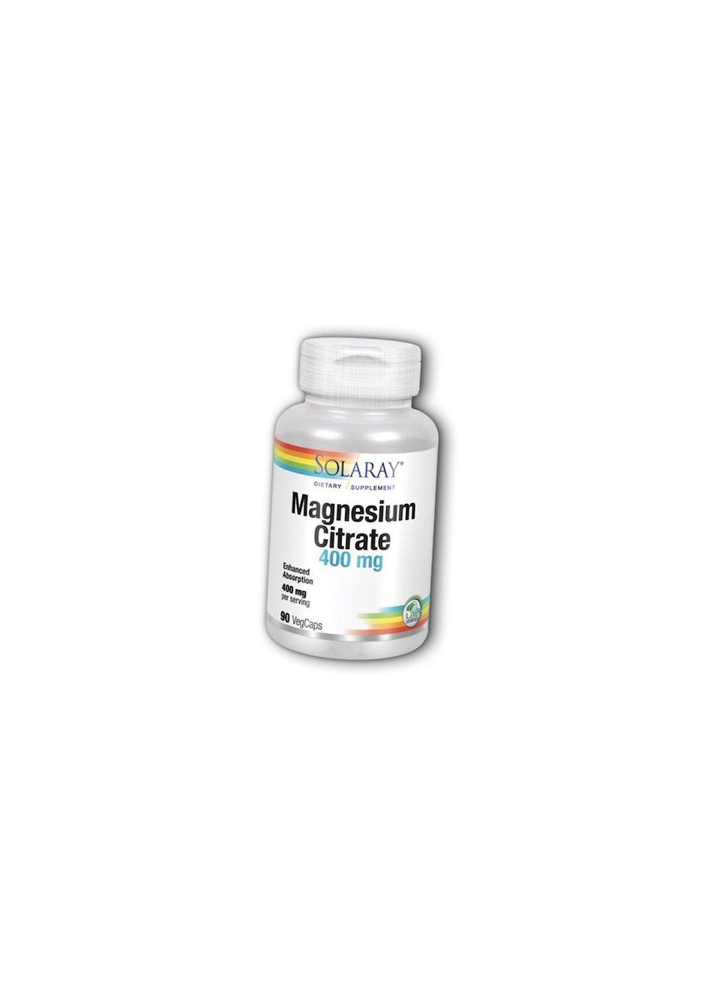 Магній Цитрат, Magnesium Citrate 400, 90вегкапс (36411017) Solaray (296686775)