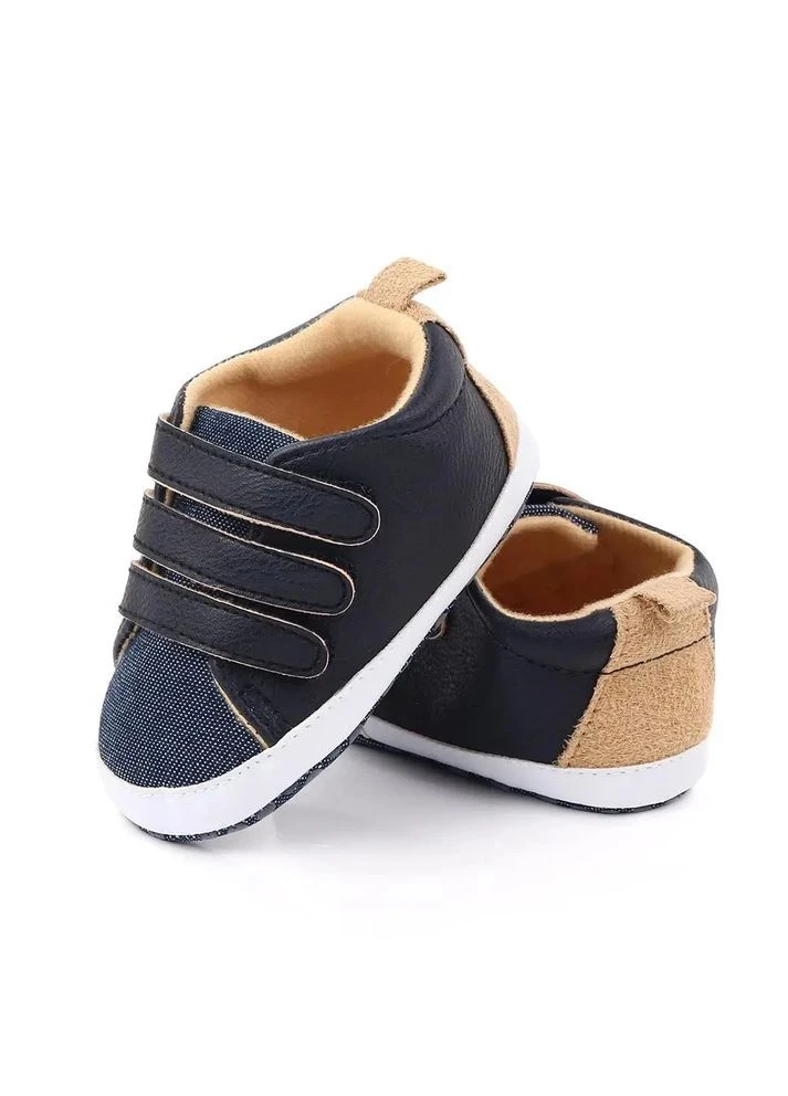 Черные пинетки кроссовки для мальчика 11см Fashion Shoes