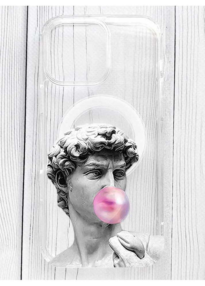 Магнитный чехол на iPhone 16 Pro Max с поддержкой MagSafe Скульптура (принт 352) Silicone Case (356125355)