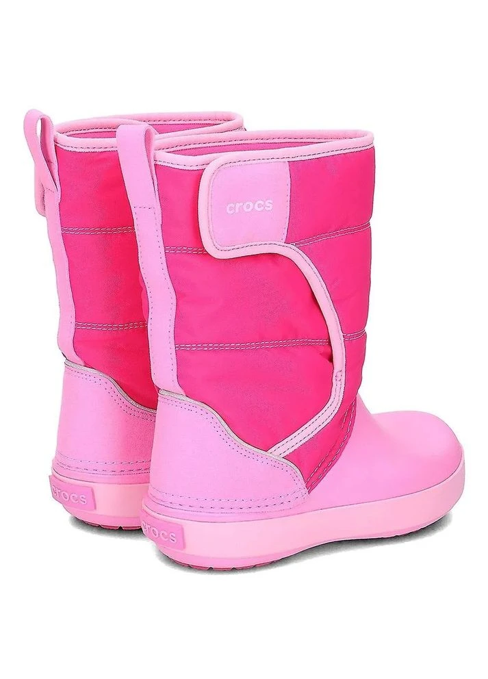 Зимові чоботи дитячі Kids LodgePoint Snow Boot Candy Pink/Party Pink 203509 Crocs (362207110)