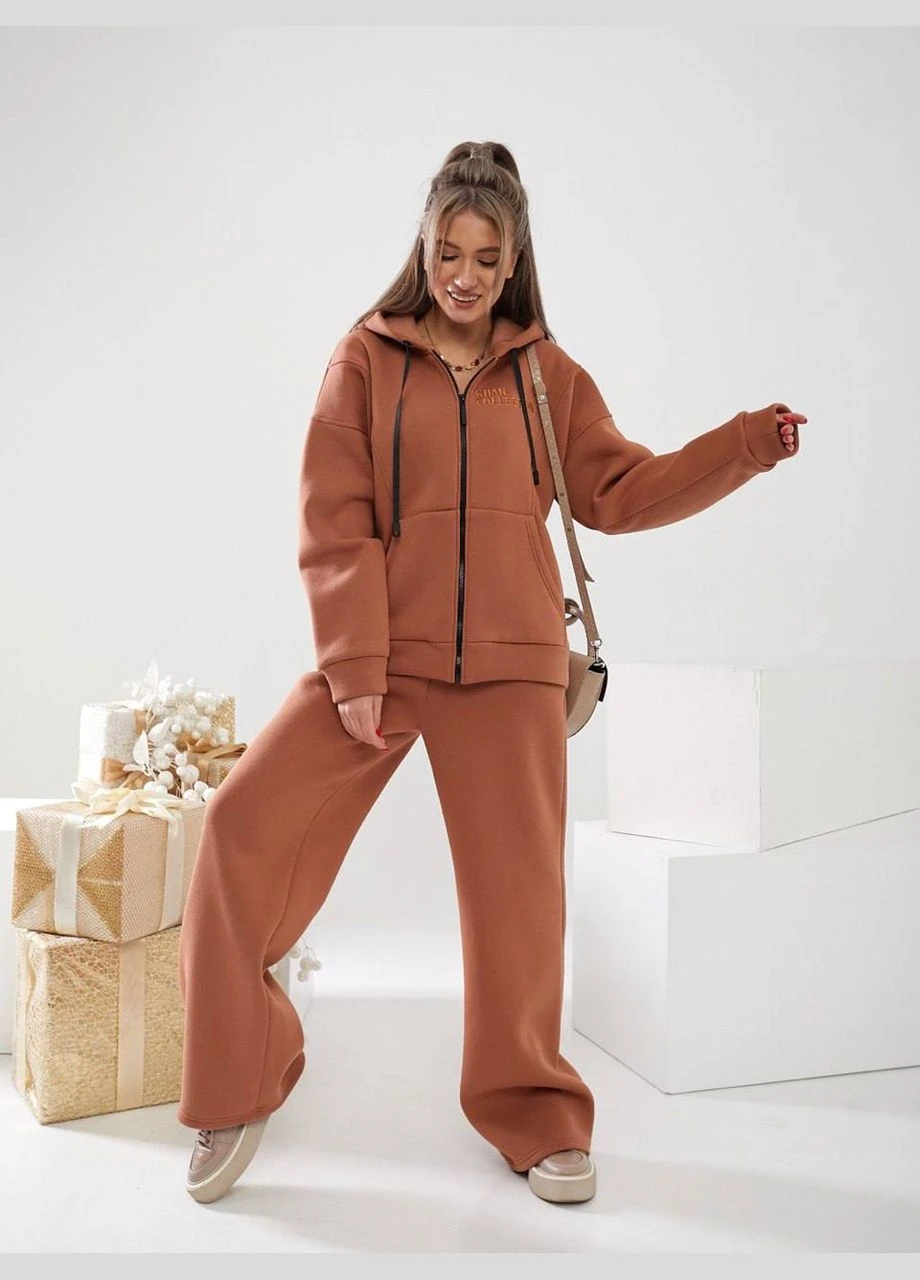 Теплый женский спортивный костюм No Brand (308790473)