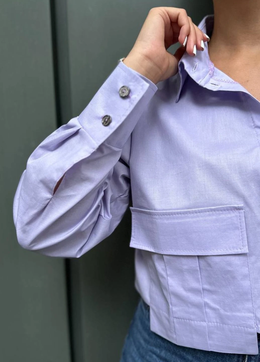 Укорочена сорочка в стилі Zara Україна (322833196)