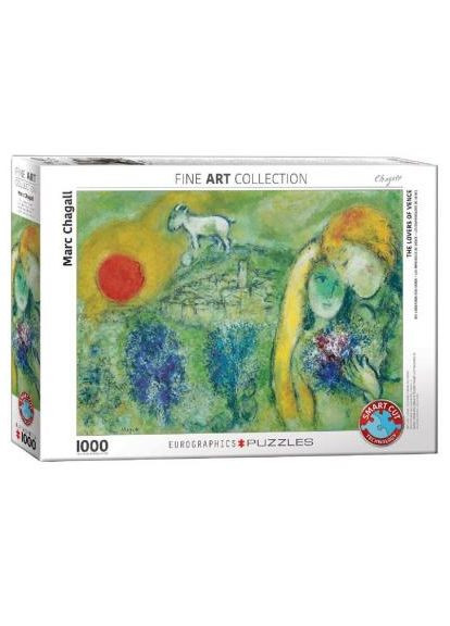 Пазл Закохані в Сен-Поль-де-Вансі Марк Шагал (6000-0848) Eurographics Влюбленные в Сен-Поль-де-Вансе. Марк Шагал, 1000 э (366156022)