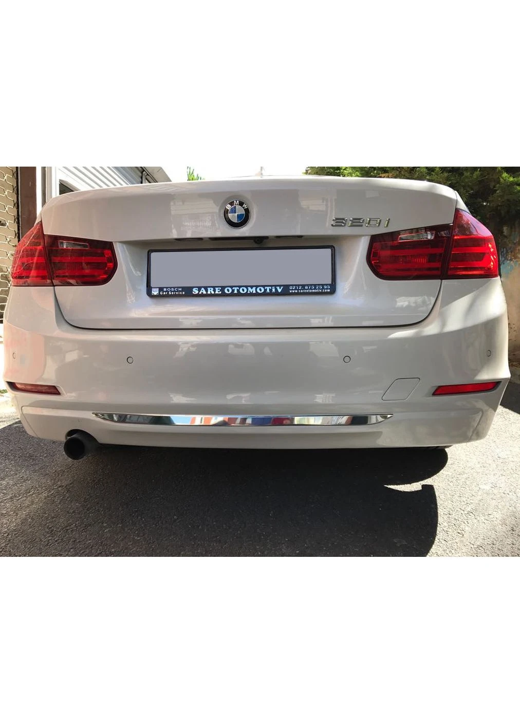 Кромка бампера (нерж) для BMW 3 серія F30/F31 2012-2019 рр CARMOS (392729696)