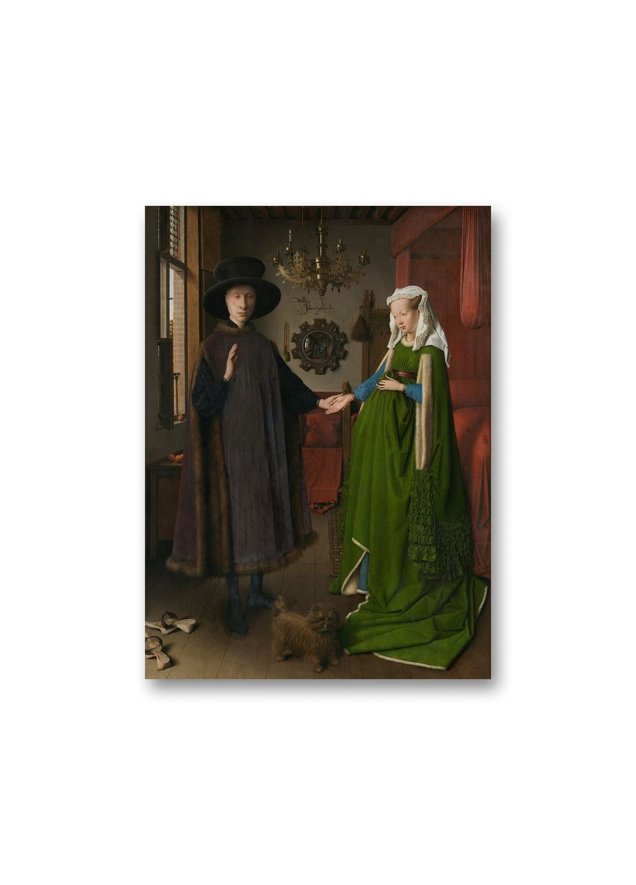 Печать на холсте Портрет супругов Арнольфини Ян ван Эйк 30x40 No Brand (346495546)