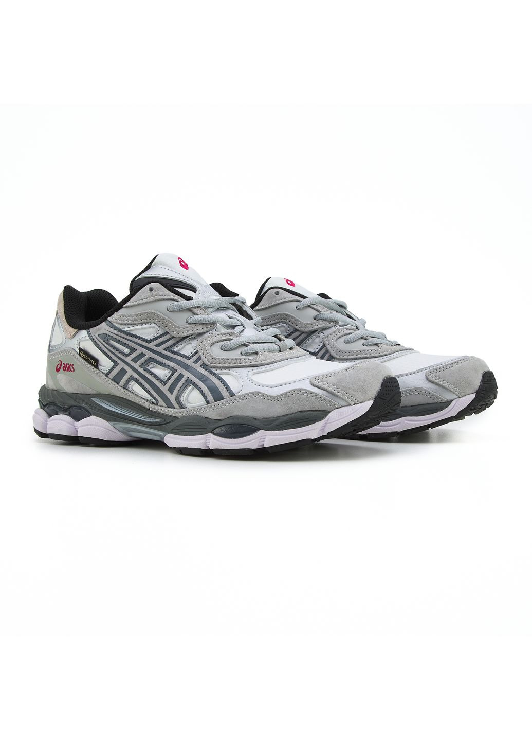 КРОСІВКИ ЖІНОЧІ ASICS GEL-NYC WHITE STEEL GREY GORE-TEX АСІКС ГЕЛЬ НЮК No Brand сірі демісезони (367168025)