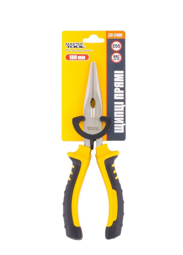 Щипці прямі 180 мм С55/HRC 45~50 23-2180 Mastertool (364964819)