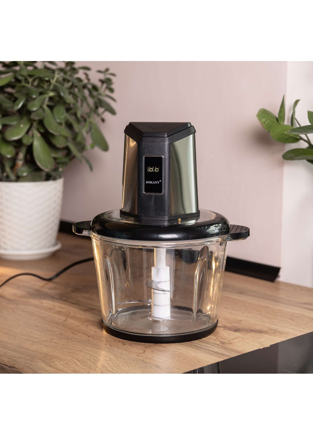 Чопер кухонний SK-06023 із чашею на 2.5 л SK-06023 Sokany (357226653)