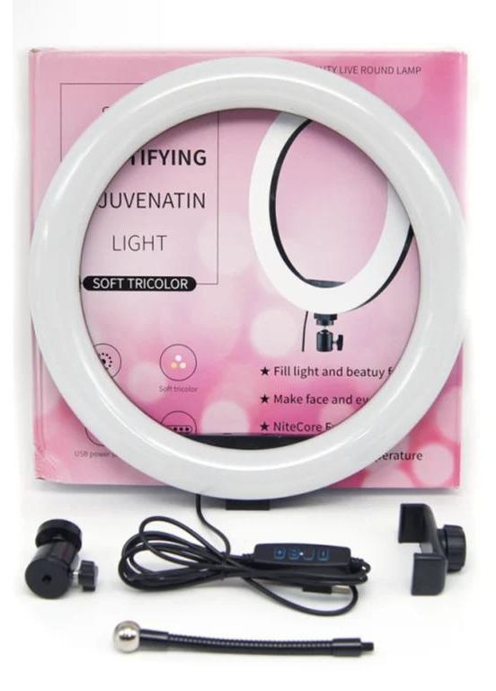 Кольцевая LED лампа 33 см. + Штатив и крепление для телефона Ring Lite S31 Набор блоггера Ring Light (362961897)