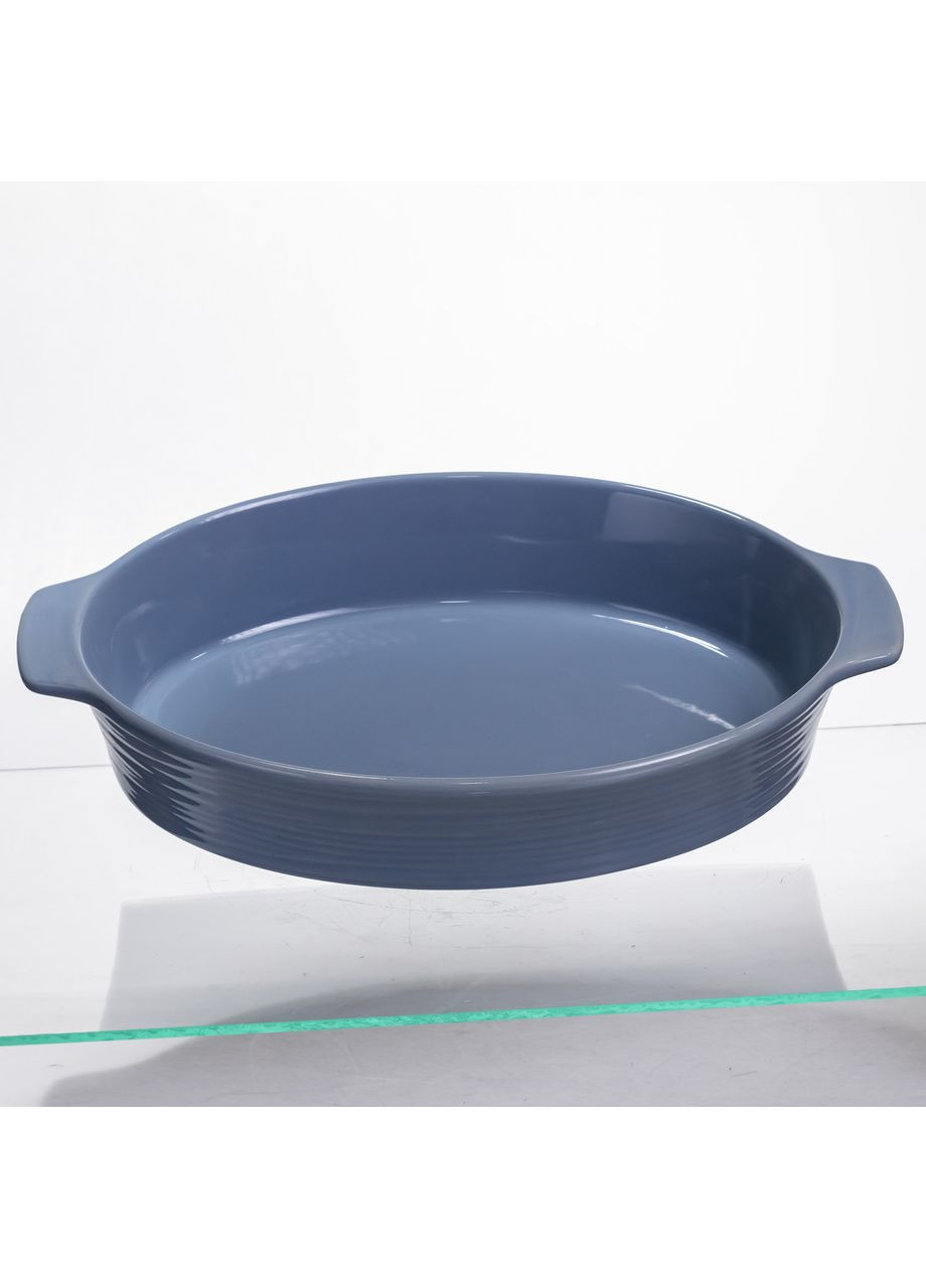 Форма для запікання овальна 36×22,5×7 (см) 2 літри Блакитна S1288 Yiwu (369446655)