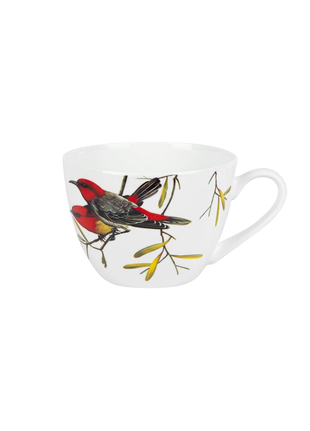 Чашка с блюдцем Bird фарфор 550 мл белая Limited Edition (386702348)