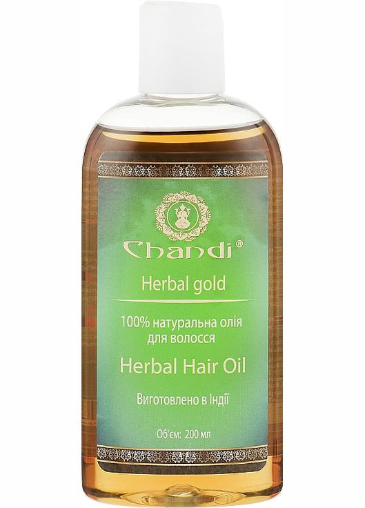 Натуральна олія для волосся "Трав'яна" Herbal Hair Oil 100ml (102134-116306) Chandi (368652170)