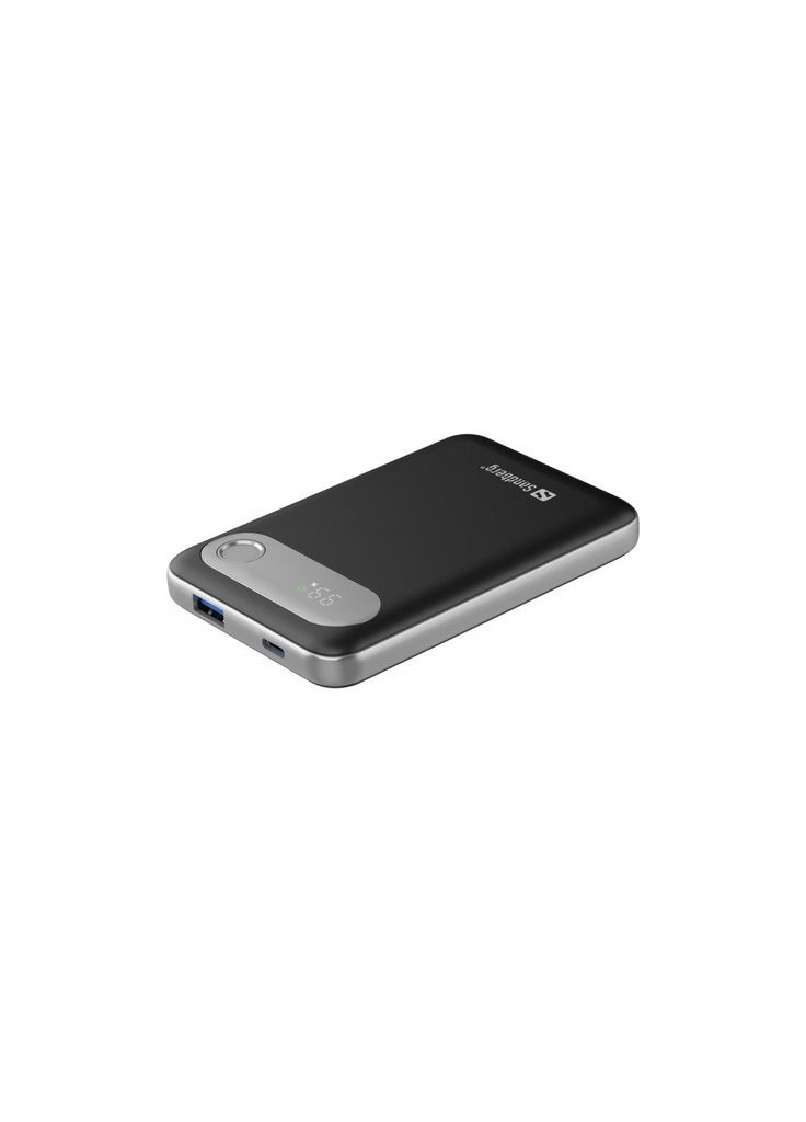 Батарея универсальная 10000mAh Travel PD/20W, QC/3.0/22.5W, USB-A, USB-C, LCD Display (421-16) Sandberg (370607083)