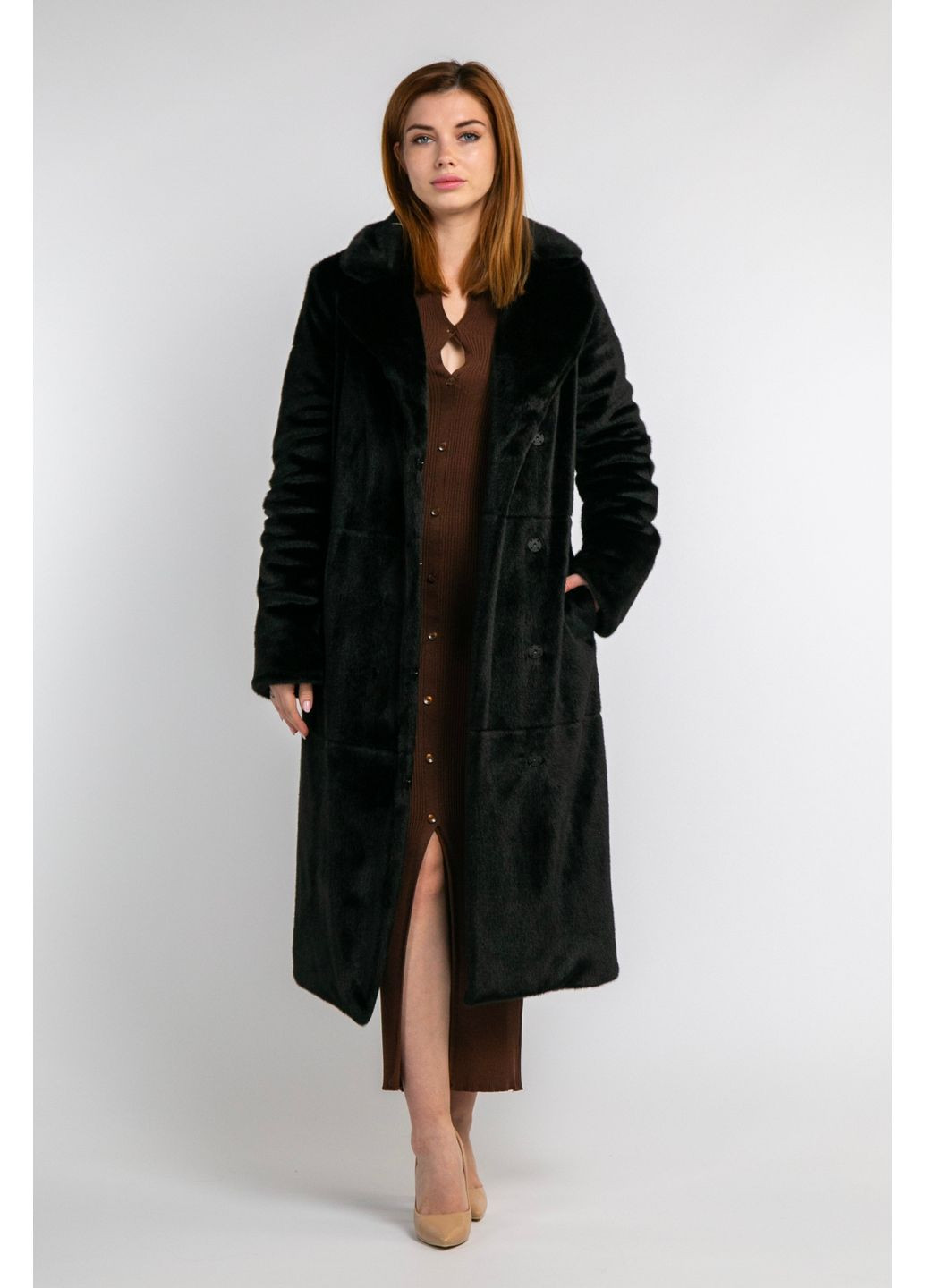 Шуба еко-норка довга Chicly Furs (361648124)