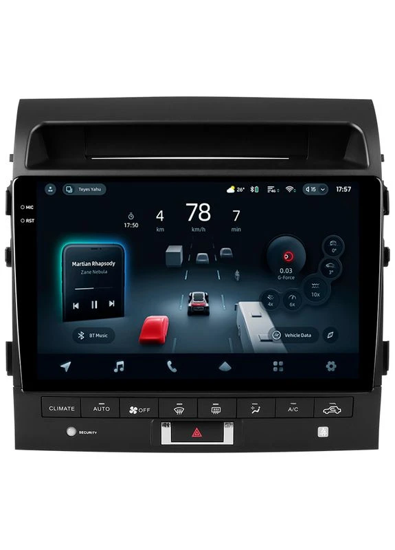 Штатна магнітола CC4 Pro 2K 8+128 Gb Toyota Land Cruiser 11 200 (F3) 2007-2015 (B) 10" (L3) Teyes (378916333)
