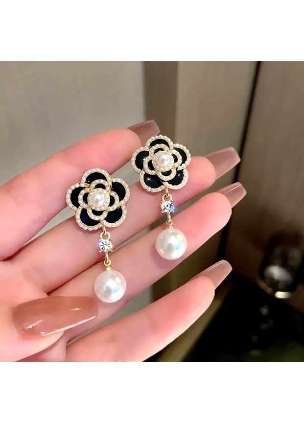 Сережки бижутерия Роза No Brand (362376665)