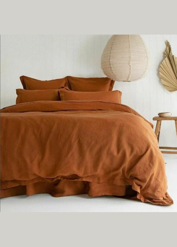 Постільна білизна Табак Ранфорс Євро на резинці MERISET (278256106)