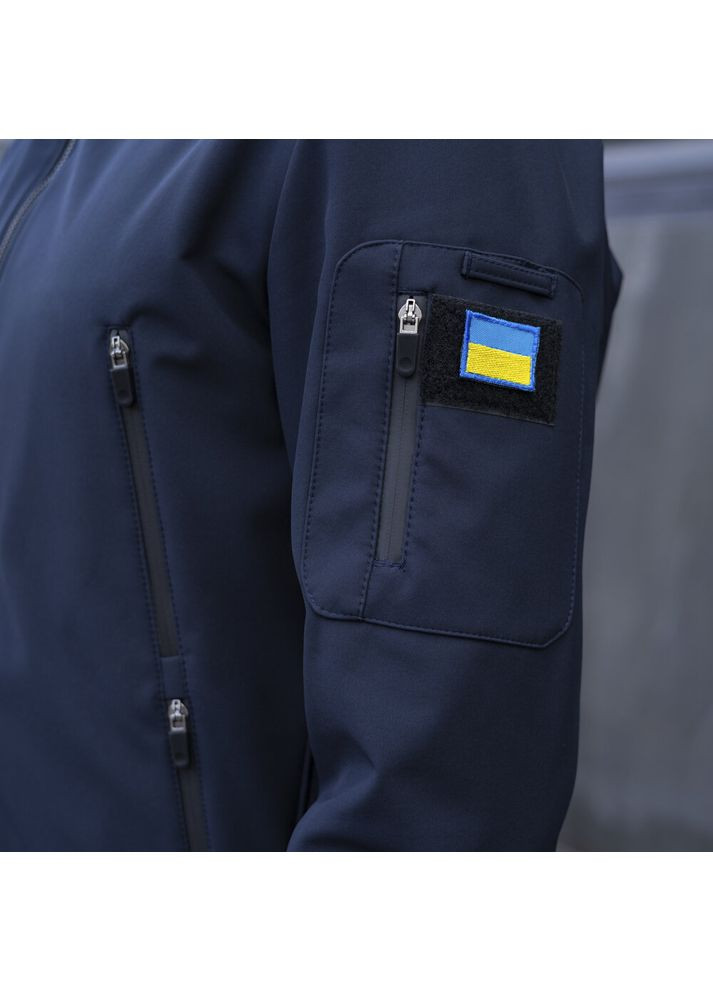 Темно-синяя демисезонная куртка motive нави Pobedov