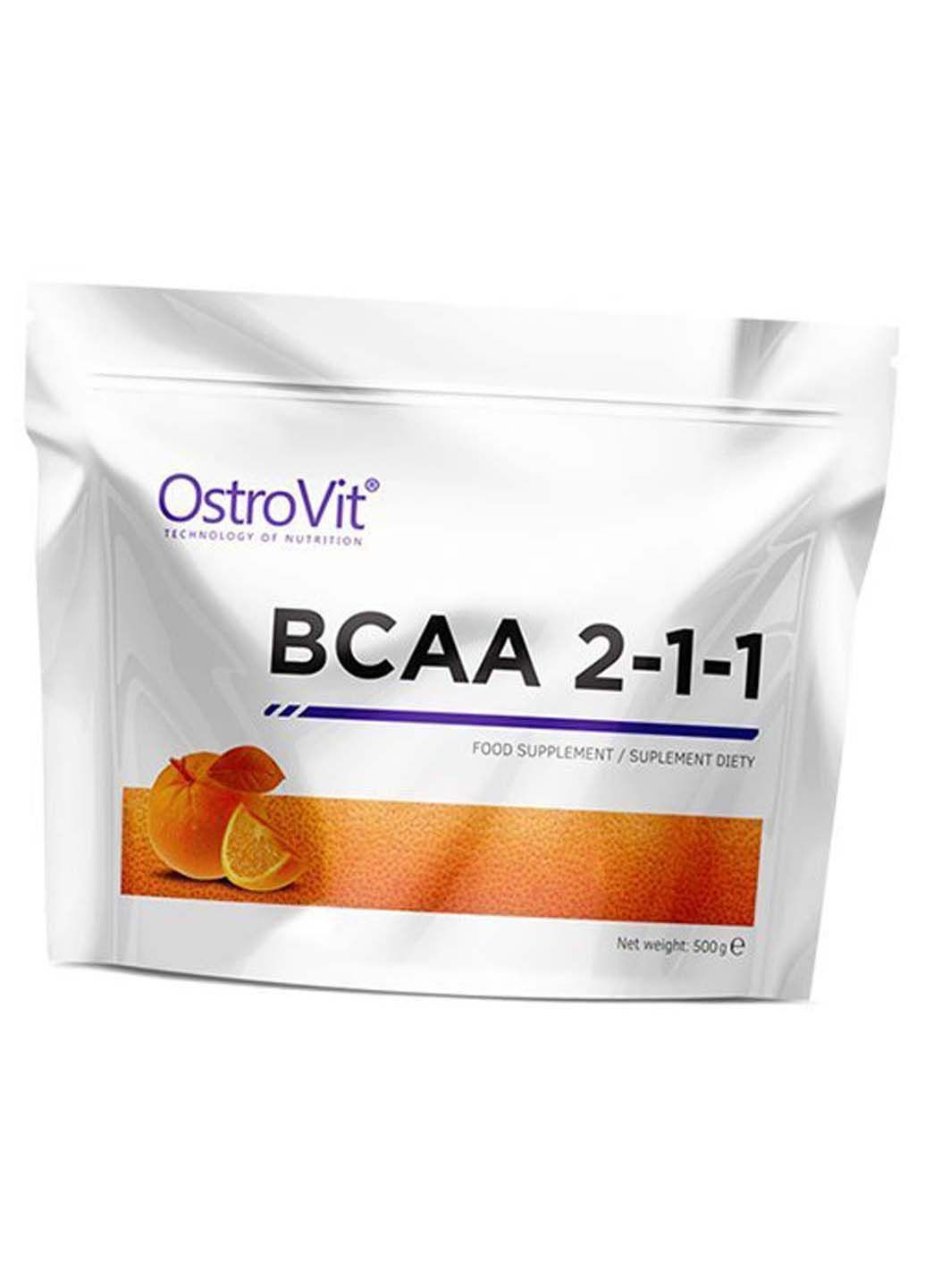ВСАА Амінокислоти Pure BCAA 2:1:1 500г Апельсин Ostrovit (285794217)