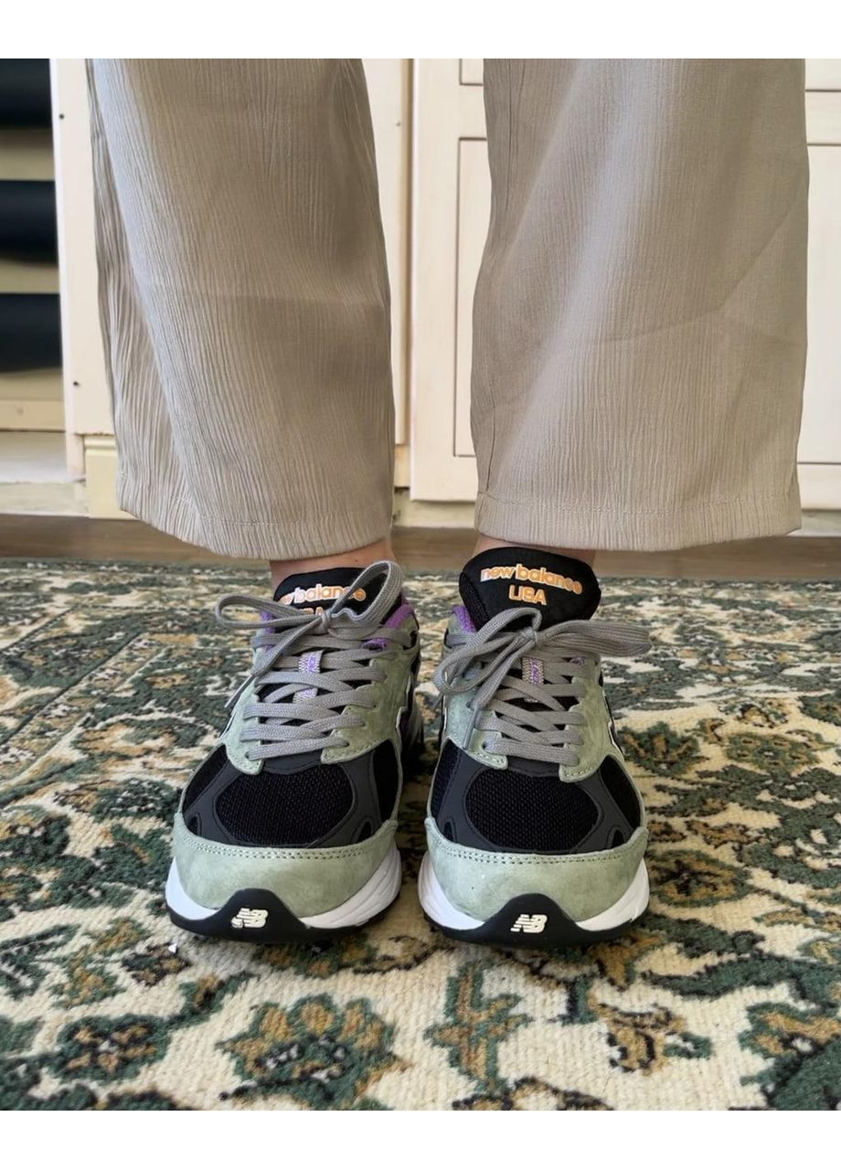 КРОСІВКИ ЖІНОЧІ NEW BALANCE 990 BLACK VIOLET НЬЮ БЕЛАНС 990 No Brand чорні демісезони (367173146)