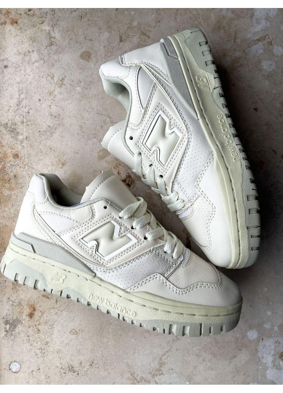 Белые демисезонные кроссовки мужские new balance 550 auralee white нью беланс 550 No Brand