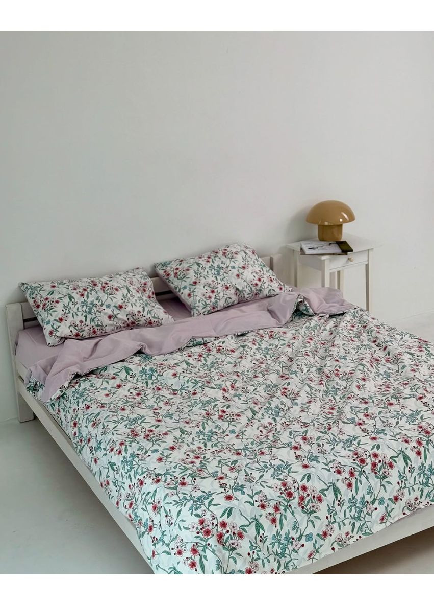 Постельное белье двуспальное Home Сатин 21058 180х215 см DUSHKA (366574498)