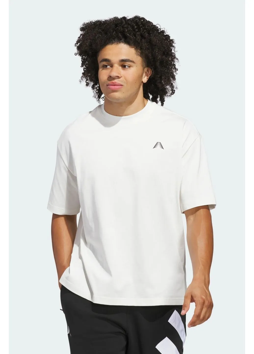 Белая футболка anthony edwards performance white jm2678 adidas
